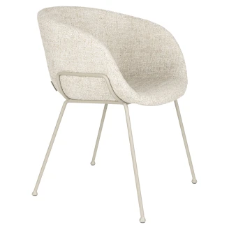 Zuiver Stol med Armlæn <strong>Feston</strong>  Beige