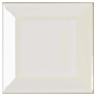 Estudio Vægflise <strong>Metropolis</strong>  White Fasat Blank 10x10 cm