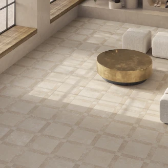 Marmor Klinker <strong>Cadence</strong>  Beige Mat 44x44 cm