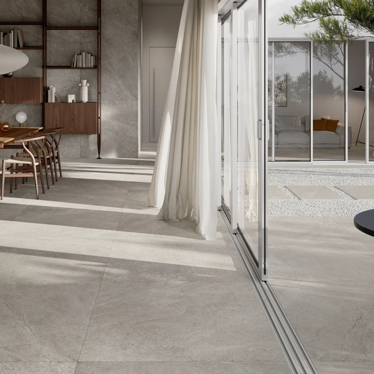 Sant’Agostino Klinker Bergstone Grå Skridsikker Mat-Struktur 3D 120x120 cm