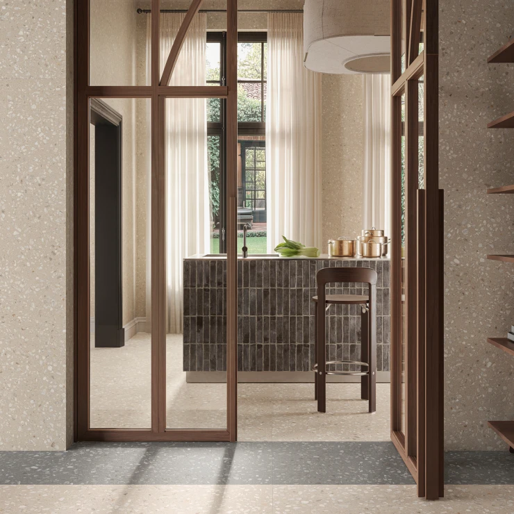 Sant’Agostino Klinker Glow Silkesand Mat-Satin 120x120 cm