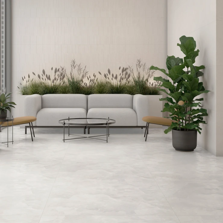 Klinker Sora Hvid Mat 60x60 cm