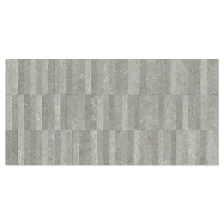 Klinker <strong>Sora</strong>  Grå Beige-Relief Mat 60x120 cm