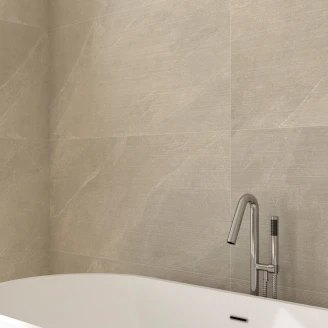 Vægflise <strong>Solene</strong>  Taupe Mat-Relief 60x120 cm
