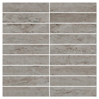 Mosaik Klinker <strong>Reflection</strong>  Sølv Mat 30x30 (3x15) cm