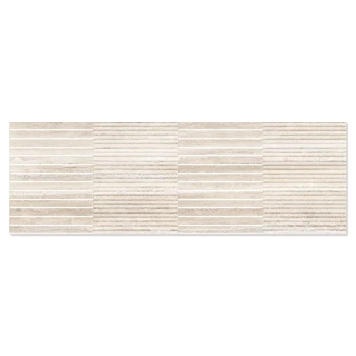 Vægflise Calca Beige-Relief Mat 40x120 cm