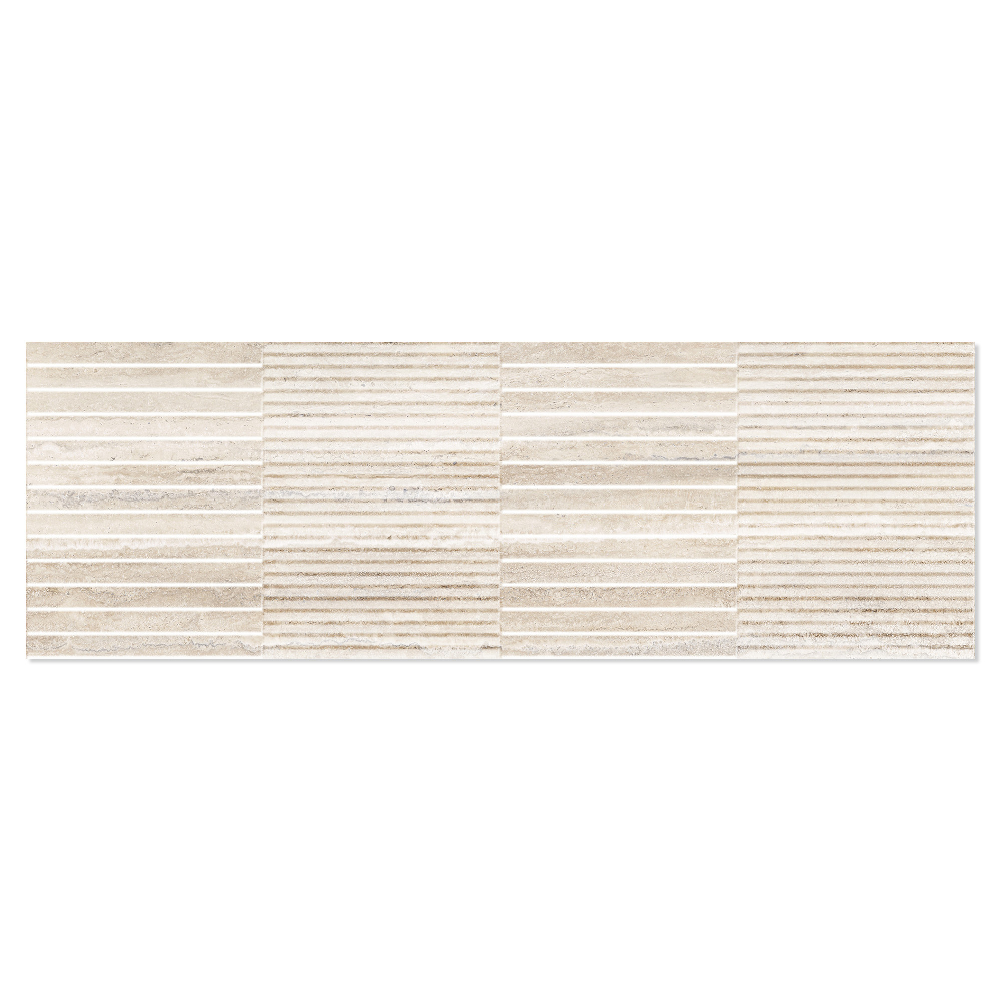 Vægflise Calca Beige-Relief Mat 40x120 cm