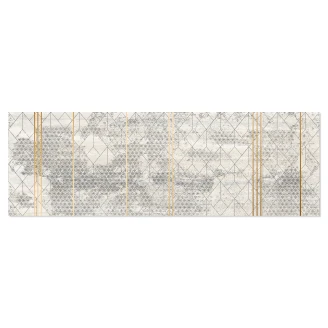 Vægflise <strong>Reflection</strong>  Hvid Deko Mat 80x120 cm (2st)