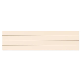 Vægflise <strong>Ilara</strong>  Beige-Relief Blank 8x30 cm