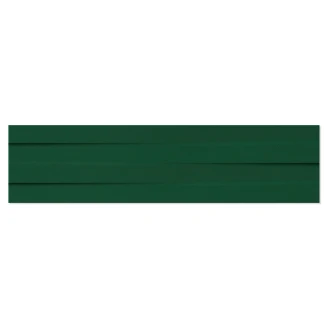 Vægflise <strong>Ilara</strong>  Grøn-Relief Blank 8x30 cm