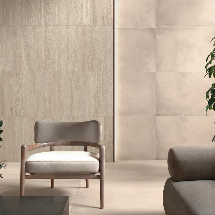 Klinker Foundry Beige Mat 60x120 cm