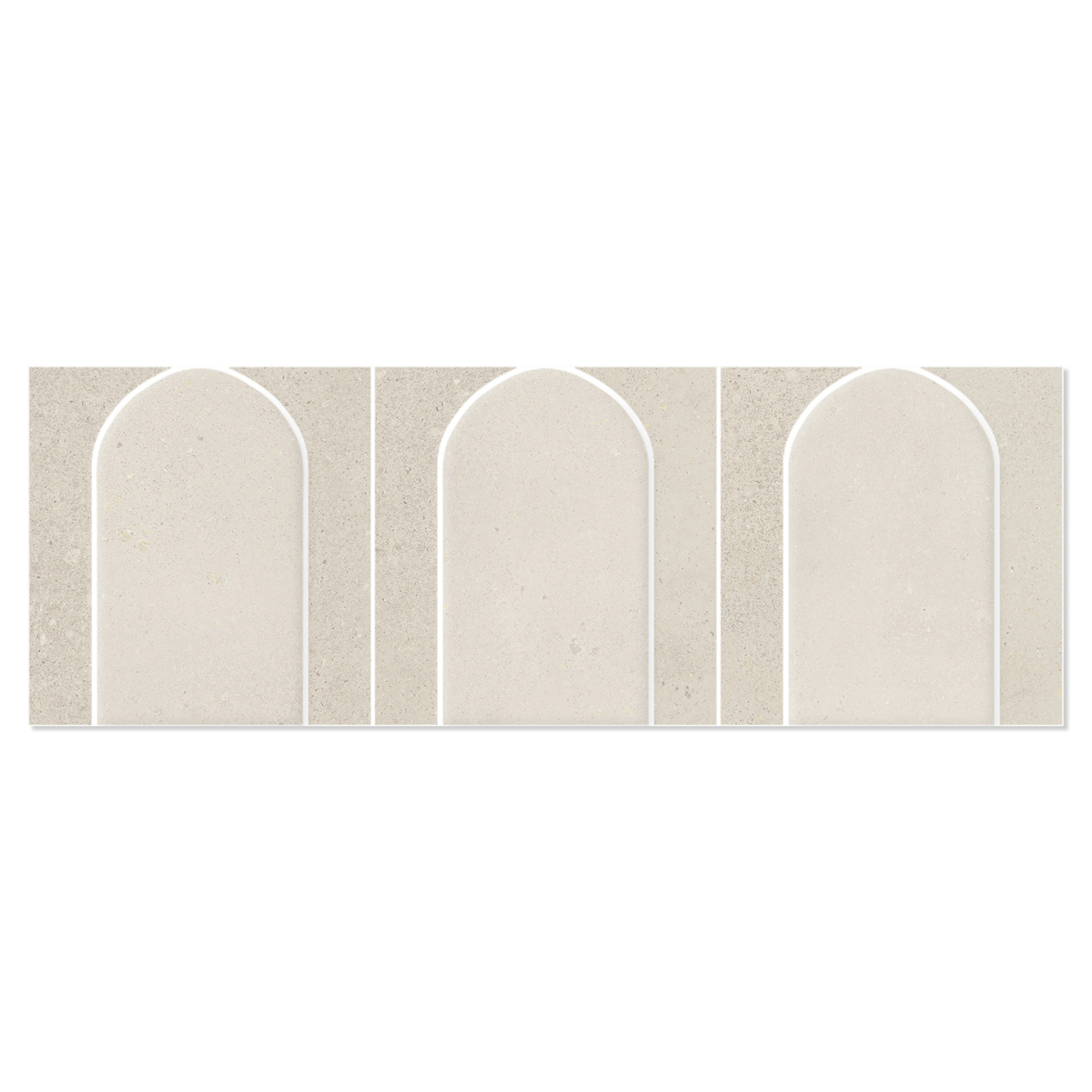 Mosaik Klinker Foundry Lys Beige Blank 44x14 cm