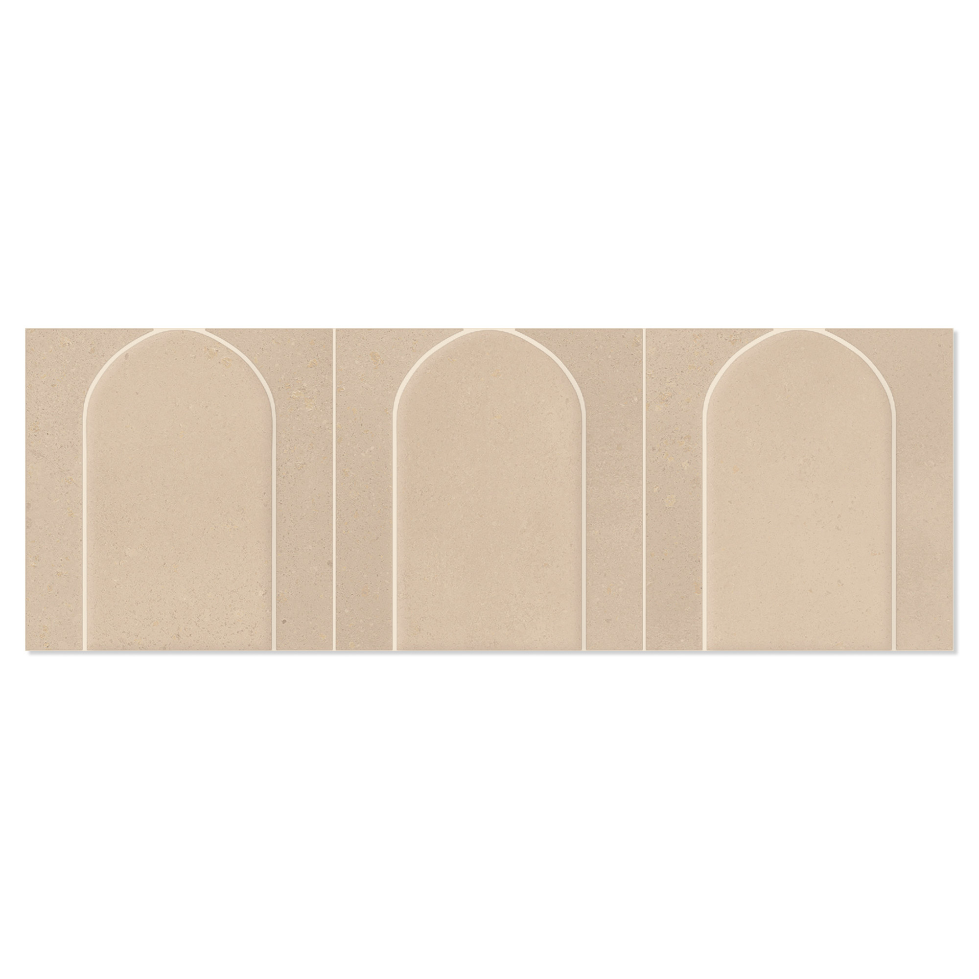 Mosaik Klinker Foundry Beige Blank 44x14 cm