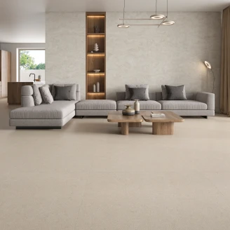 Klinker <strong>Litha</strong>  Beige Børstet Mat 120x120 cm