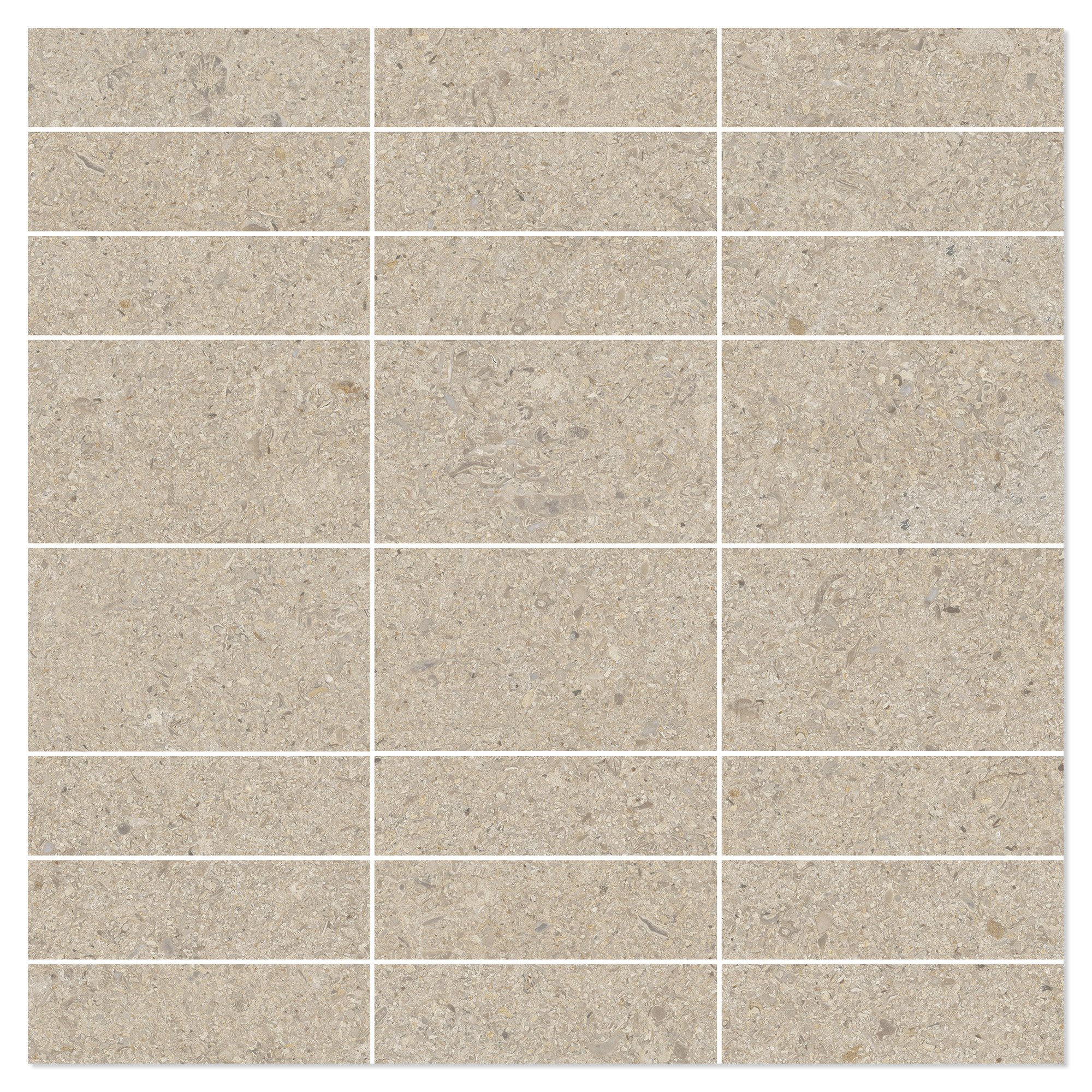 Mosaik Klinker Litha Sandbørstet Mat 30x30 cm
