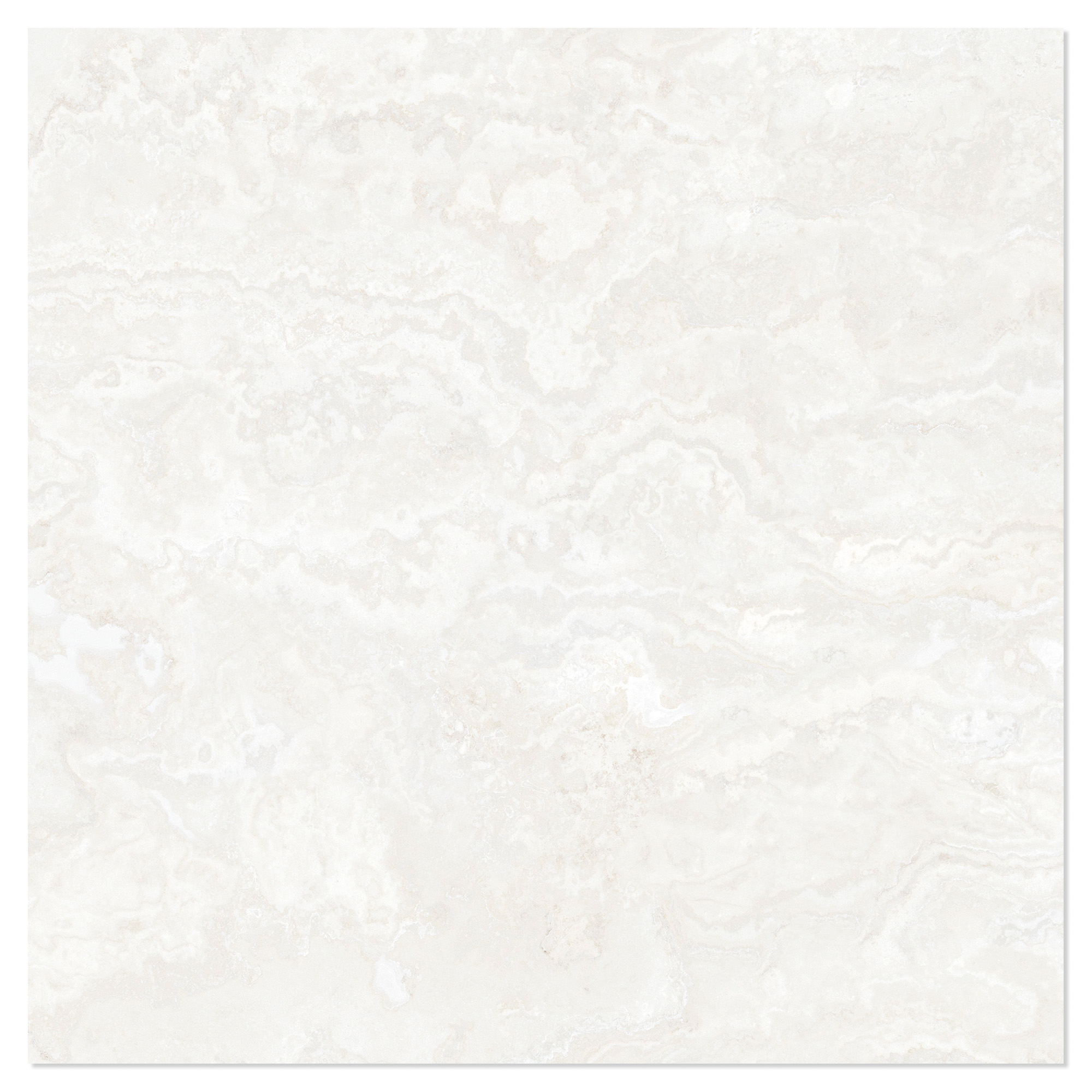 Marmor Klinker Elora Hvid Tekstureret Mat 60x60 cm