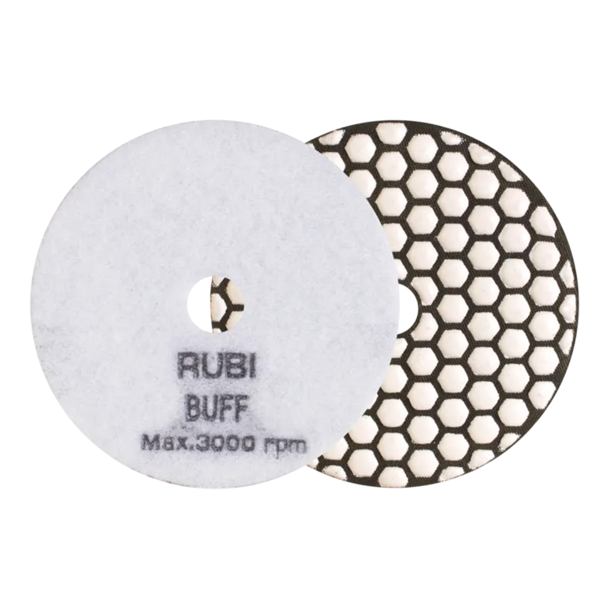 Polerpude BUFF til Slutpolering Rubi 100 mm