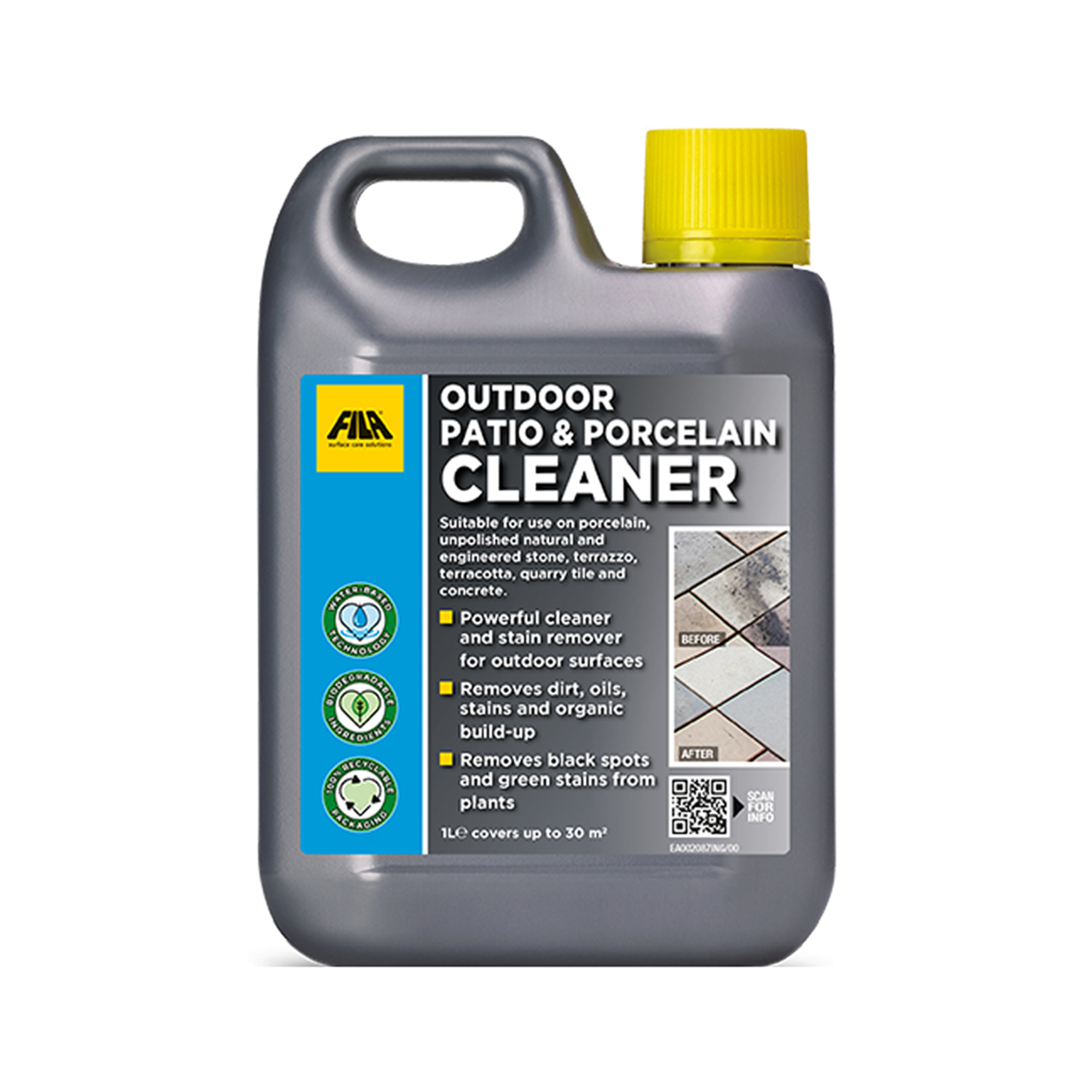 Fila Patio Cleaner Rengøring til Terrasse og Udearealer 1 L
