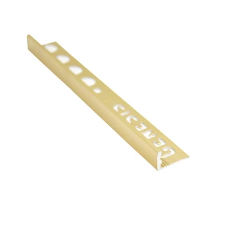 Fliseliste Messing <strong>L-Profil</strong> , 10mm x 2.5m