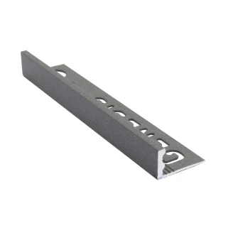 Fliseliste Mørk Granit <strong>L-Profil</strong> , 8mm x 2.5m