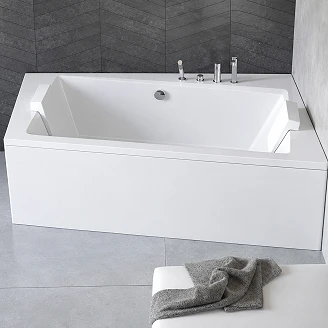 Badekar <strong>Galaxidi</strong>  Hvid Blank Højre 170 cm (Uden Panel & Afløb)