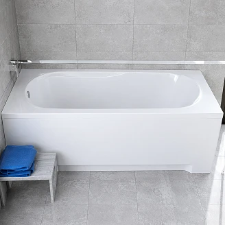 Badekar <strong>Limone</strong>  Hvid Blank 170 cm (Uden Panel & Afløb)