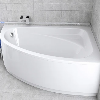 Badekar <strong>Ponte</strong>  Hvid Blank 150 cm Højre (Uden Panel & Afløb)