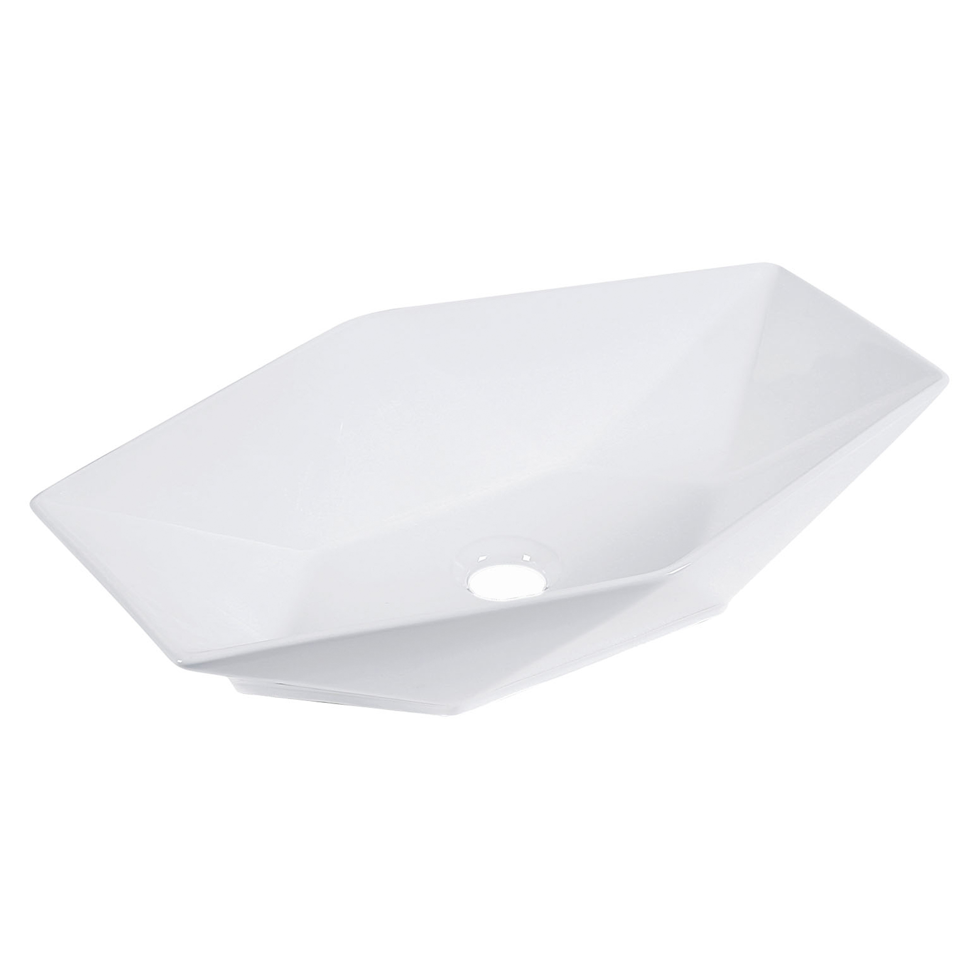 Håndvask Avina Hvid Blank 58x37 cm