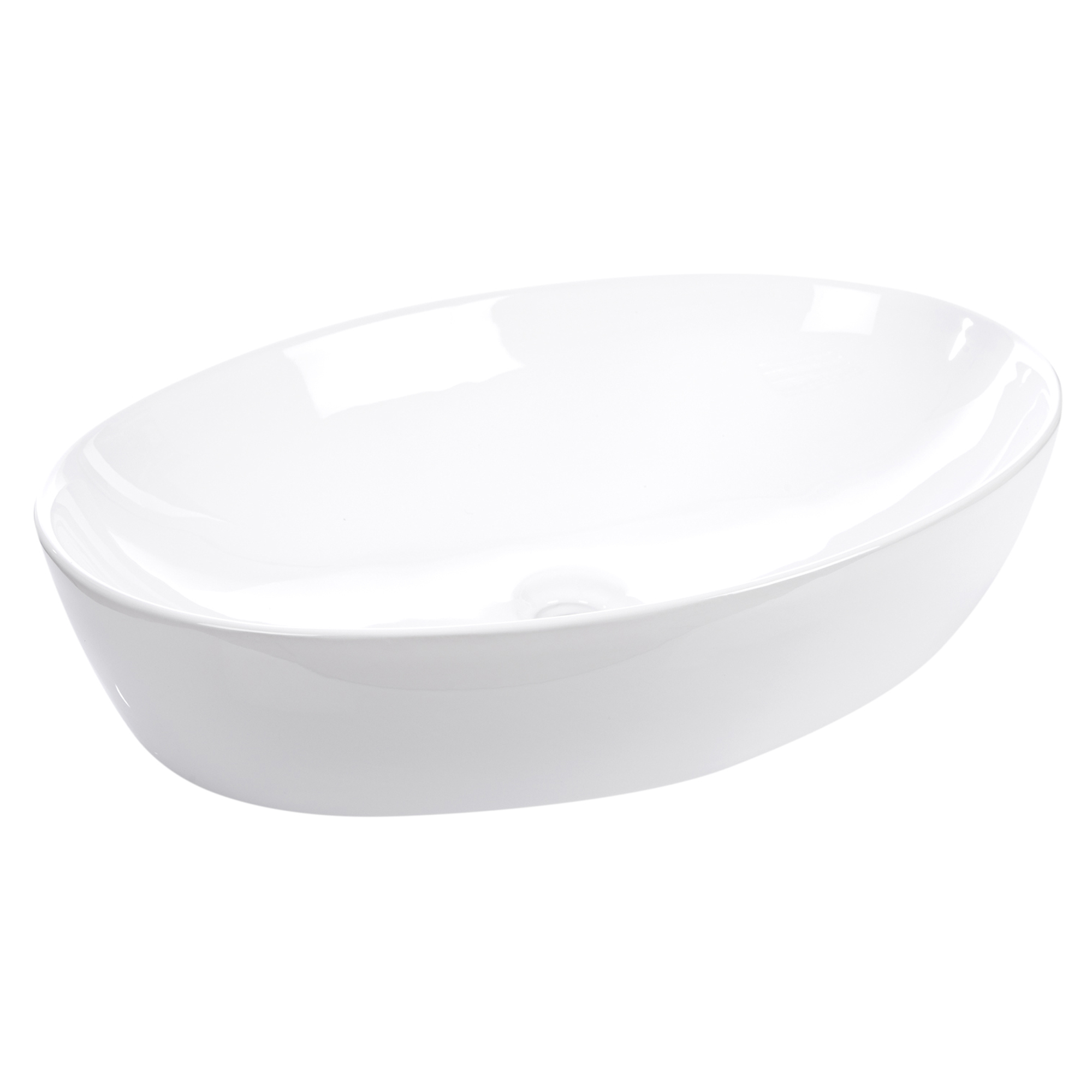 Håndvask Delvio Hvid Blank 63x42 cm