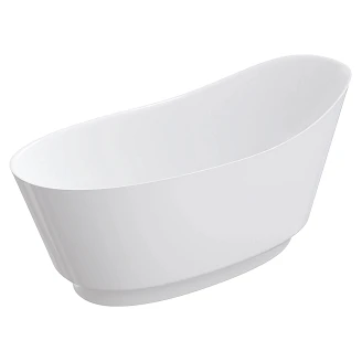 Omnires Badekar med Høj Ryg <strong>Neo M+</strong>  Hvid Blank 158x72 cm