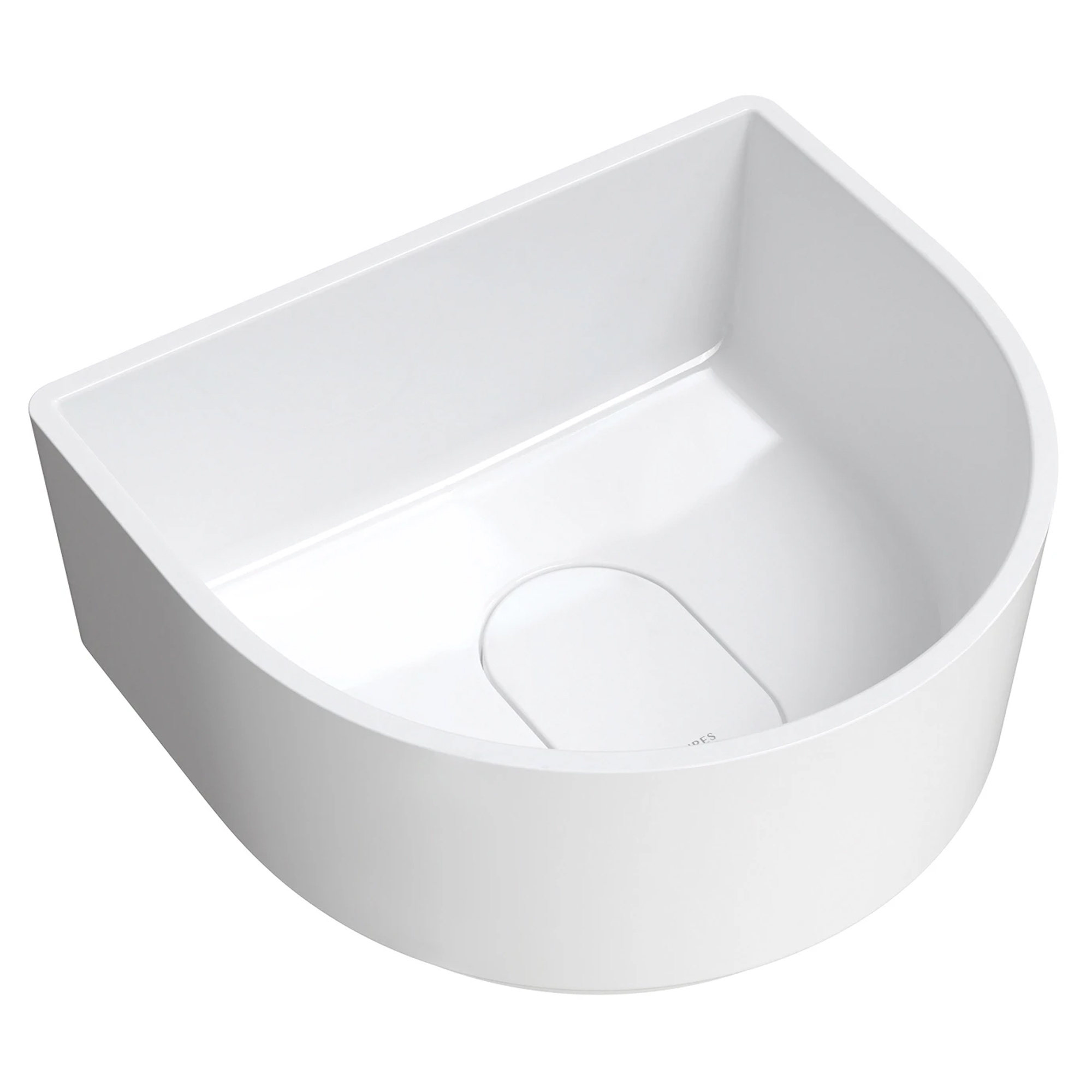Omnires Håndvask Cadence M+ Hvid Blank 42x37 cm