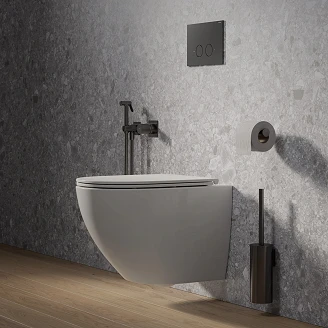 Omnires Væghængt toilet <strong>Ottawa Comfort</strong> Hvid Blank med SILENT POWER™ Vortexskyl