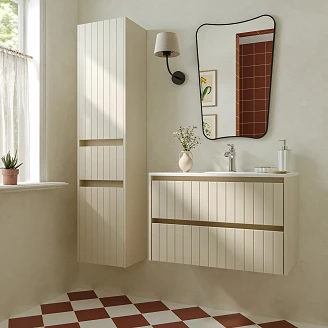 Højskab <strong>Vireo</strong>  Beige Mat