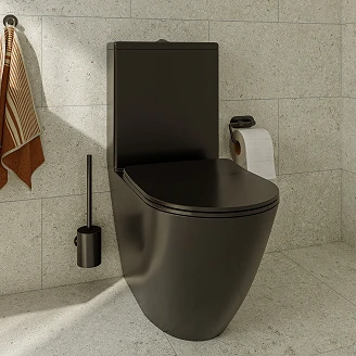 Toilet <strong>Duno</strong>  Sort Mat