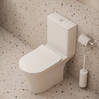 Toilet <strong>Trevio</strong>  Hvid Blank S-lås