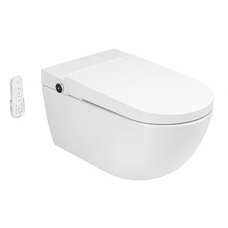 Væghængt Douchetoilet <strong>Sensio</strong>  Hvid Blank