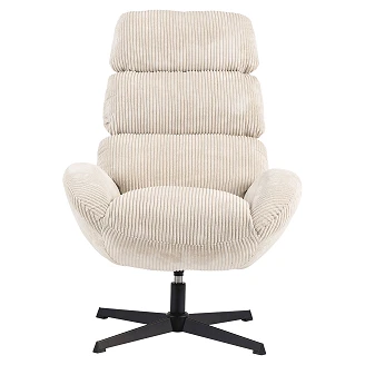 Lænestol <strong>Modre</strong>  Lysebeige Riflet