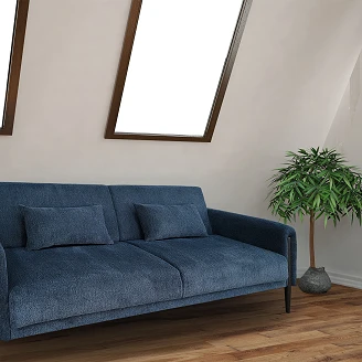 Sofa <strong>Rynza</strong>  Marineblå 208x82x84 cm