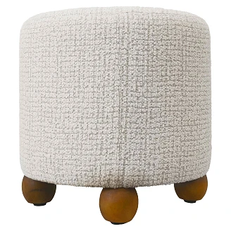 Puf <strong>Vrelo</strong>  Beige, Eg Ø38 cm