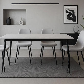 Spisebord <strong>Valdo</strong>  Grå 120x70x75 cm