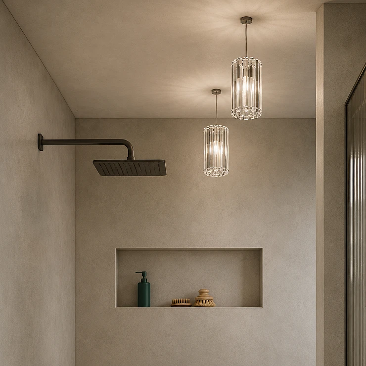 Kichler Hængende Lampe Crystal Skye Krom