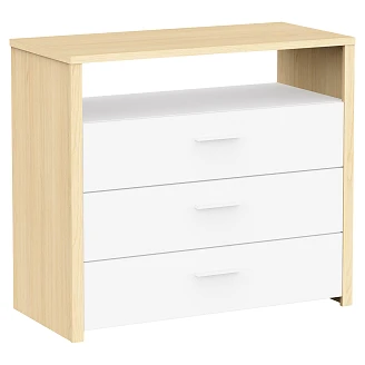 Kommode <strong>Veya</strong>  Hvid, Eg 93x44 cm