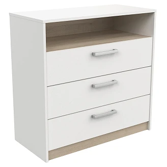 Skænk <strong>Welton</strong>  Hvid, Kronberg Eg 83x40 cm
