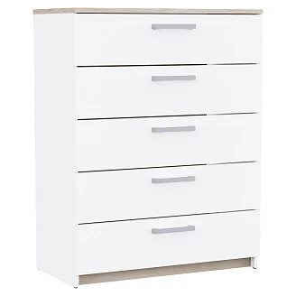Kommode <strong>Welton</strong>  Hvid, Kronberg Eg 80x41 cm