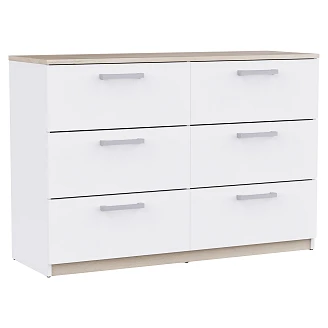 Kommode <strong>Welton</strong>  Hvid, Kronberg Eg 119x41 cm