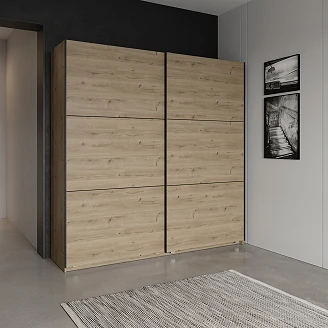 Garderobeskab <strong>Almara</strong>  Royal Eg 220x60 cm