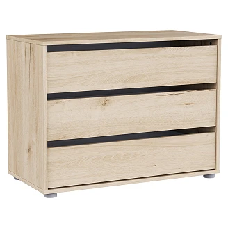 Kommode <strong>Bloxen</strong>  Royal Eg, 3 Skuffer 80x40 cm