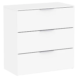 Kommode <strong>Skand</strong>  Hvid, 3 Skuffer 80x41 cm