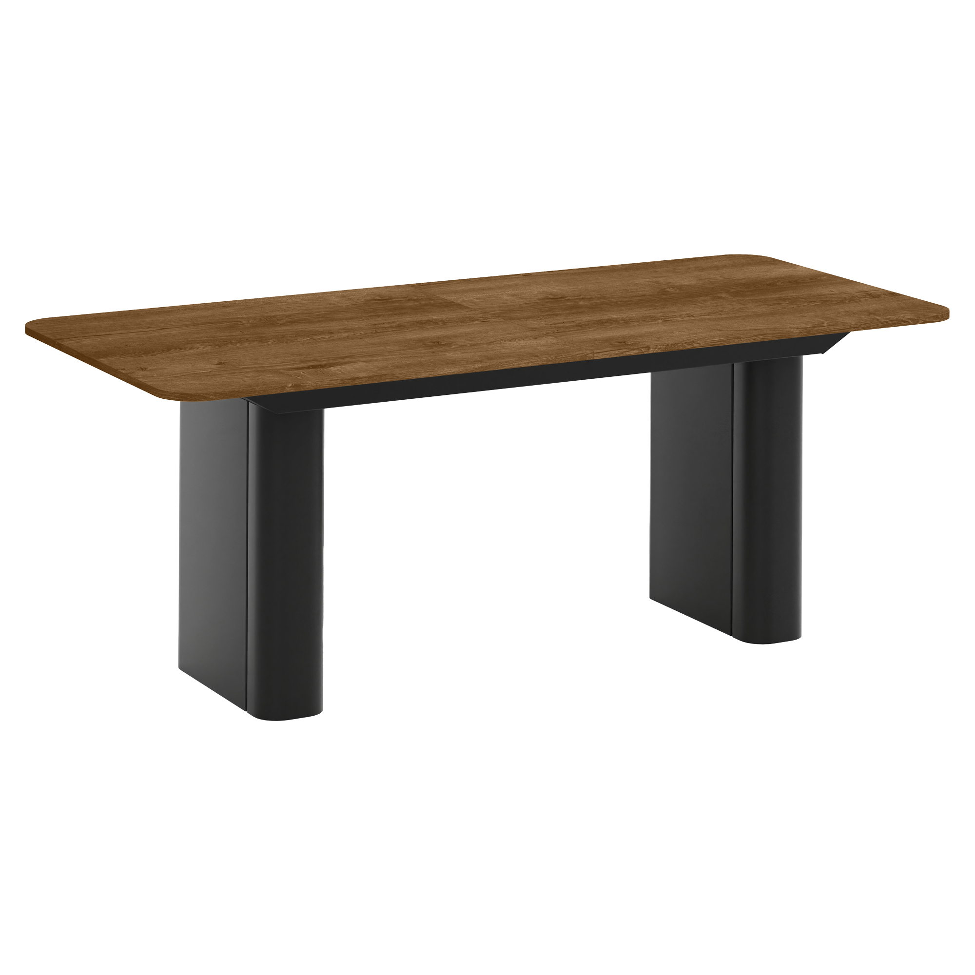 Matbord Utdragbart Valen Mörk Lefkas-Ek 180/276 cm