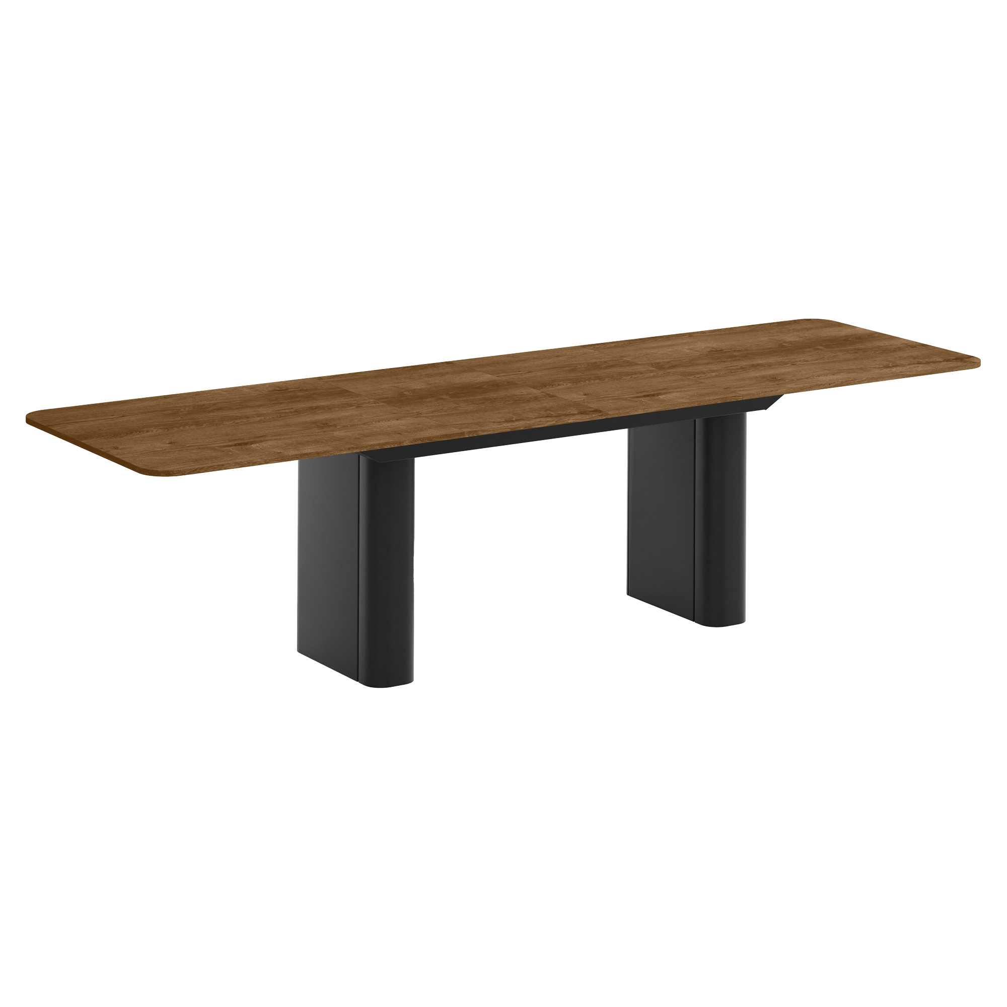 Matbord Utdragbart Valen Mörk Lefkas-Ek 200/296 cm